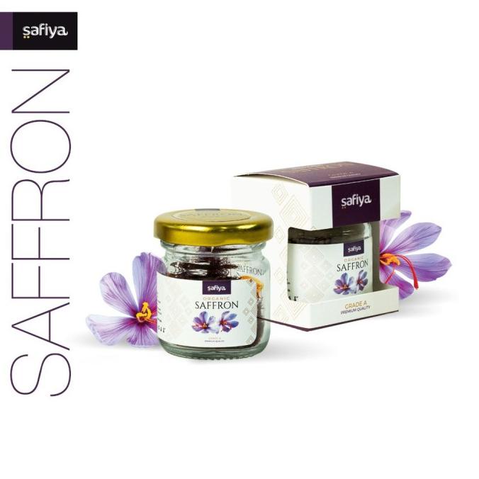 

Bunga Saffron Super Negin 1 gram Gold Safron Authenctic Safiya Food