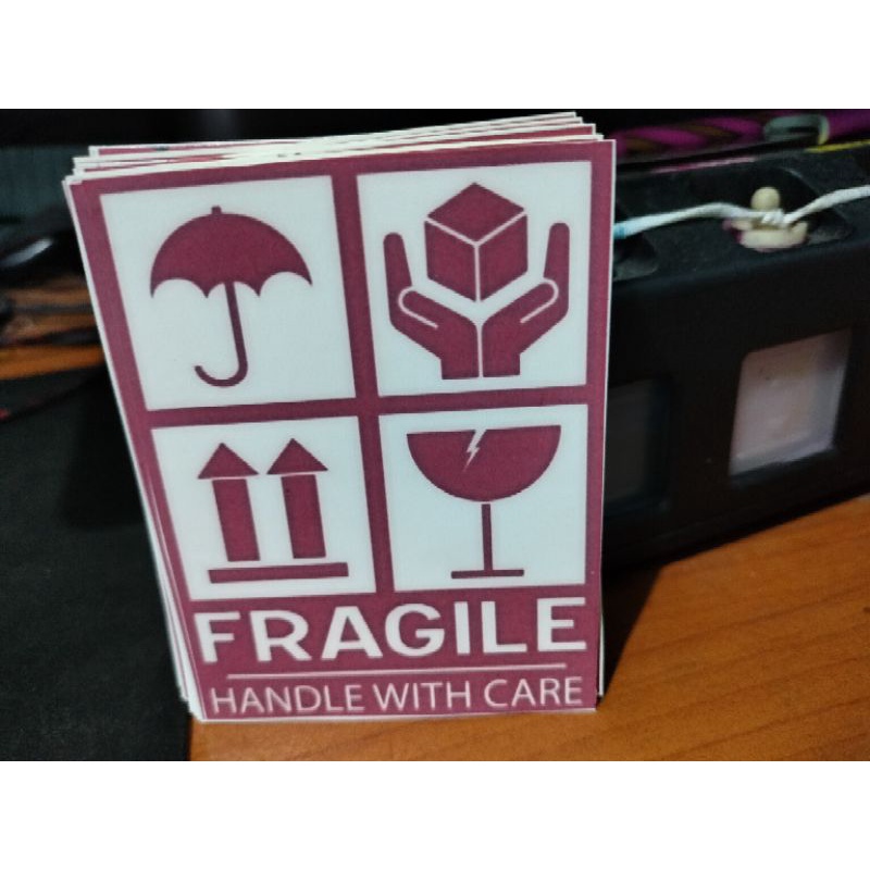 TAMBAHAN  STIKER FRAGILE tambah packingan