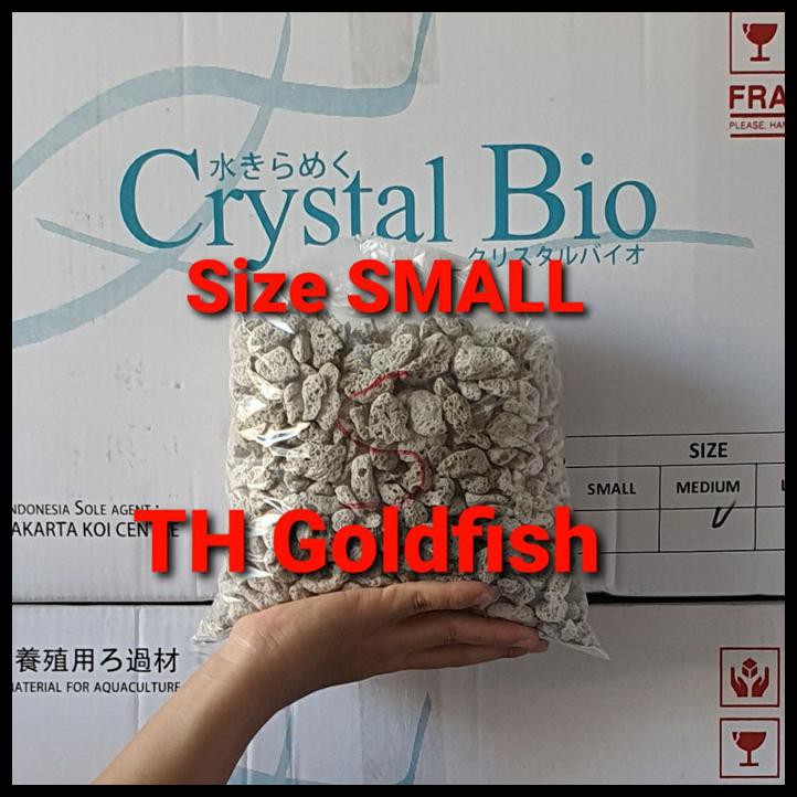 Repack 1/2 Kg Size S (Small) Crystal Bio Media Filter