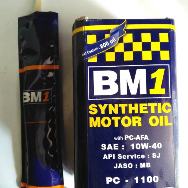 Paket oli matic bm1 0.8 lt  + oli gear BM1 for all matic