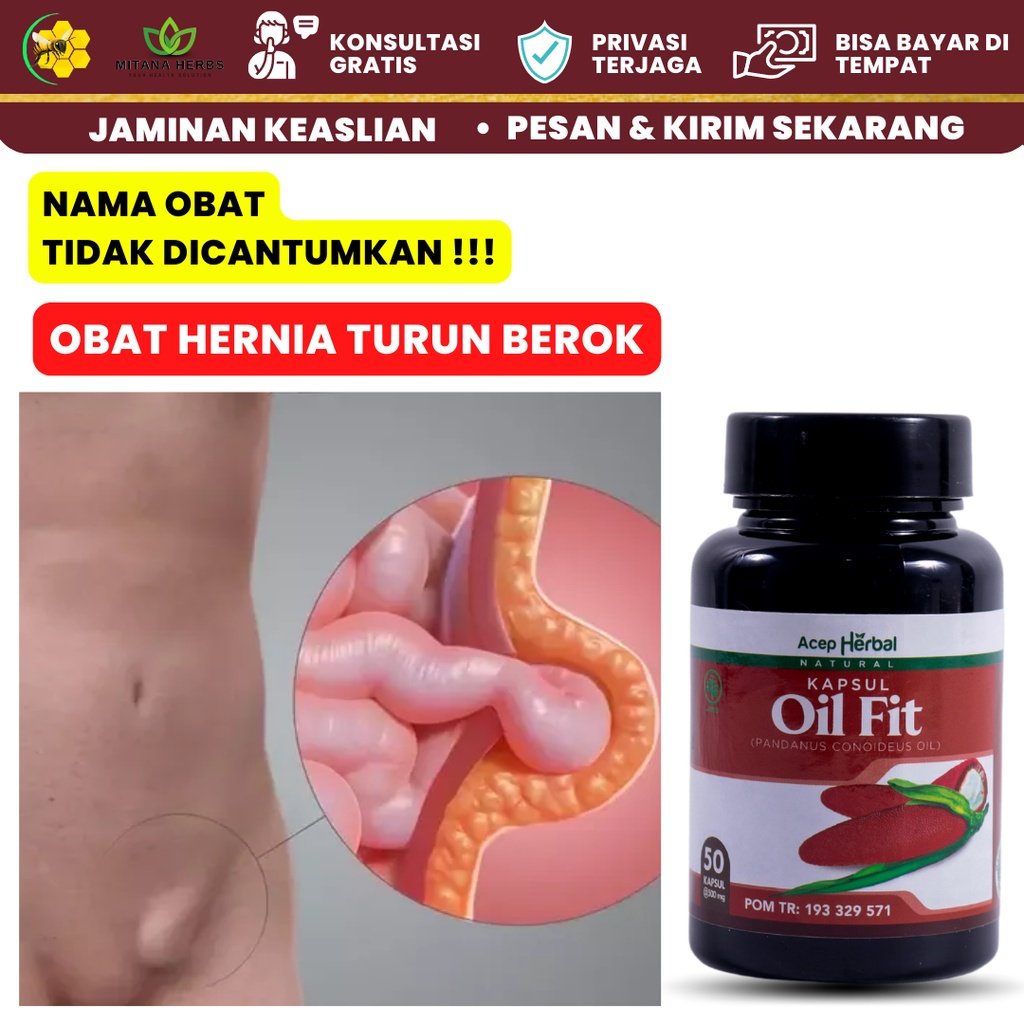 Mitana Herbal / Obat Turun Berok Pria / Obat Turun Berok Wanita / Obat Hernia / Obat Herbal Hernia T