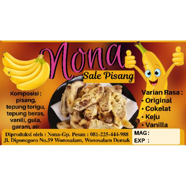 

Nona - sale pisang rasa rasa