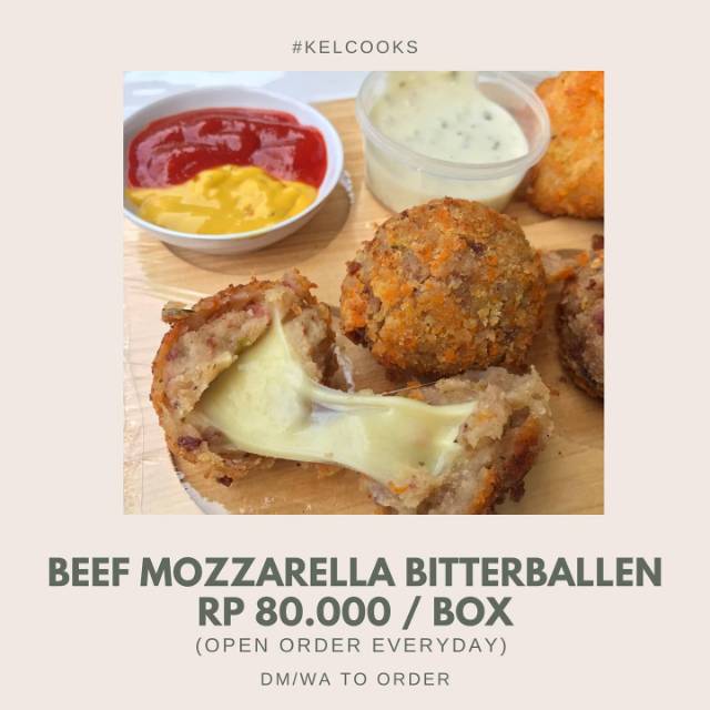 

BEEF MOZZARELLA BITTERBALLEN - 12PIECES