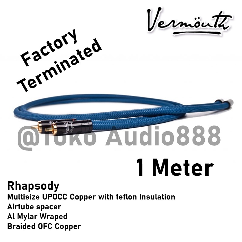 Kabel RCA Vermouth Rhapsody - Factory Terminated