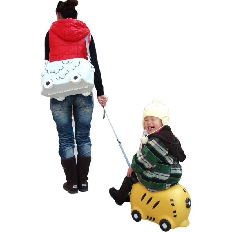 Multifungsi Koper Pack It Ride on luggage  koper anak-anak.