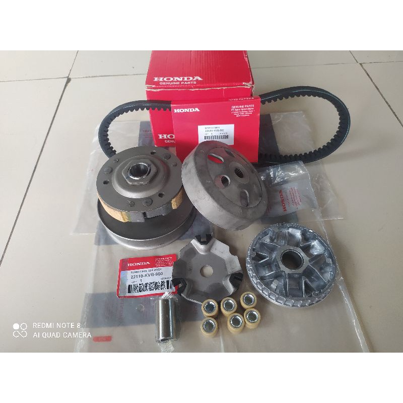 COD, PAKETAN FULLSET CVT  VARIO KARBU,VARIO TECHNO 110 KARBU,KODE KVB