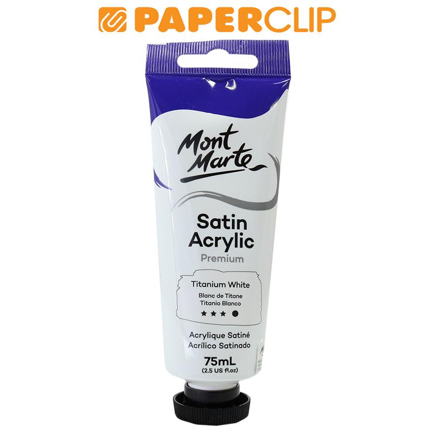 

ACRYLIC SATIN MONT MARTE PMSA7501 TITANIUM WHITE