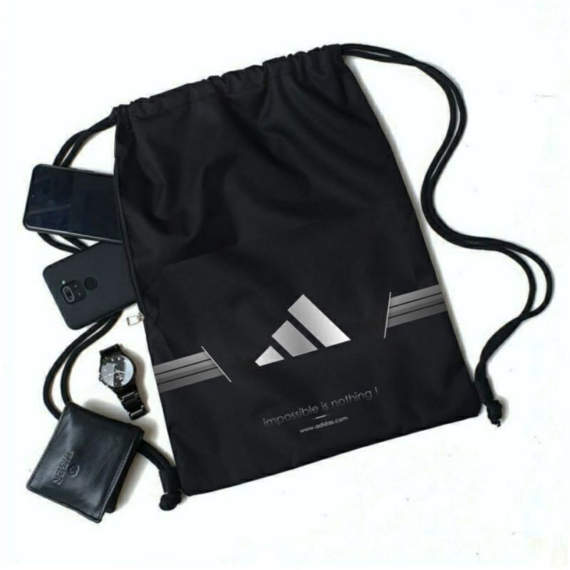 Tas Serut Olahraga Pria &amp; Wanita Adidas Imposible Nothing Edition