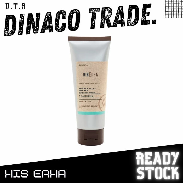 His Erha Gentle Acne Facial Wash