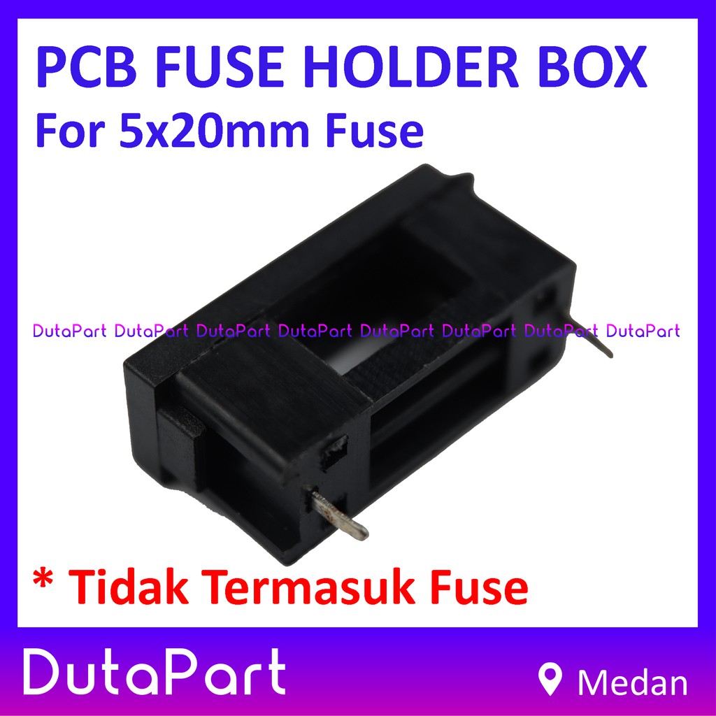 PCB Mounting Fuse Holder Box Kotak Rumah Sekring Sekering 5x20mm BLX-A