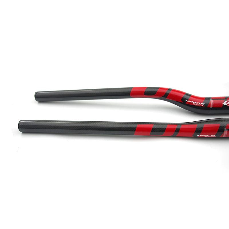 ULLICYC MTB Bicycle Handlebar Sepeda Carbon Fiber 720 mm - CB186 - Red