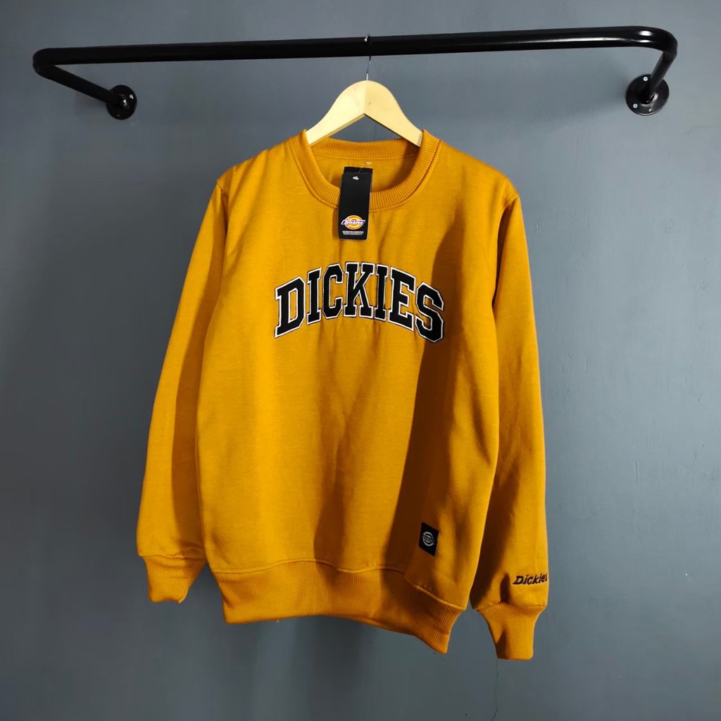 SWEATER CREWNECK DICKIES motif Bordir bisa untuk Pria/Wanita