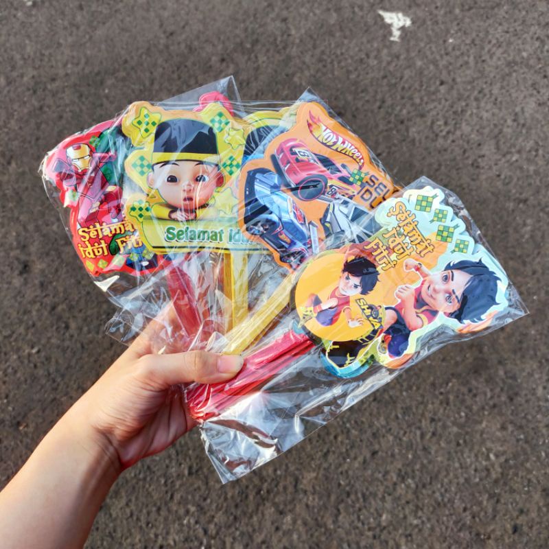 

amplop kipas lebaran karakter anak