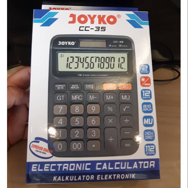 

Calculator kalkulator ORIGINAL RESMI JOYKO CC-35 12 Digits