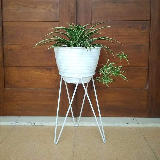 Standing pot besi V / Rak pot besi / Standing pot | Shopee ...