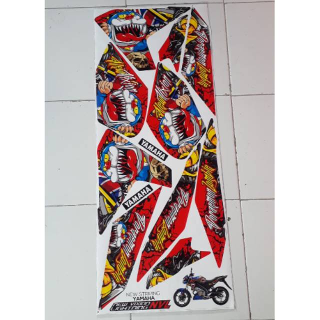 Striping variasi vixion new 2013 - Striping vixion new nvl - sticker striping variasi vixion new 201