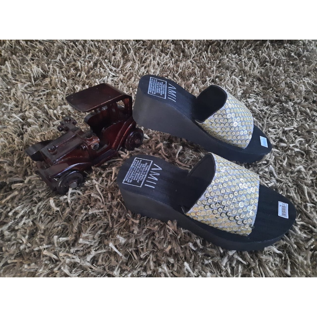 SANDAL WANITA WEDGES KOKOP AMII