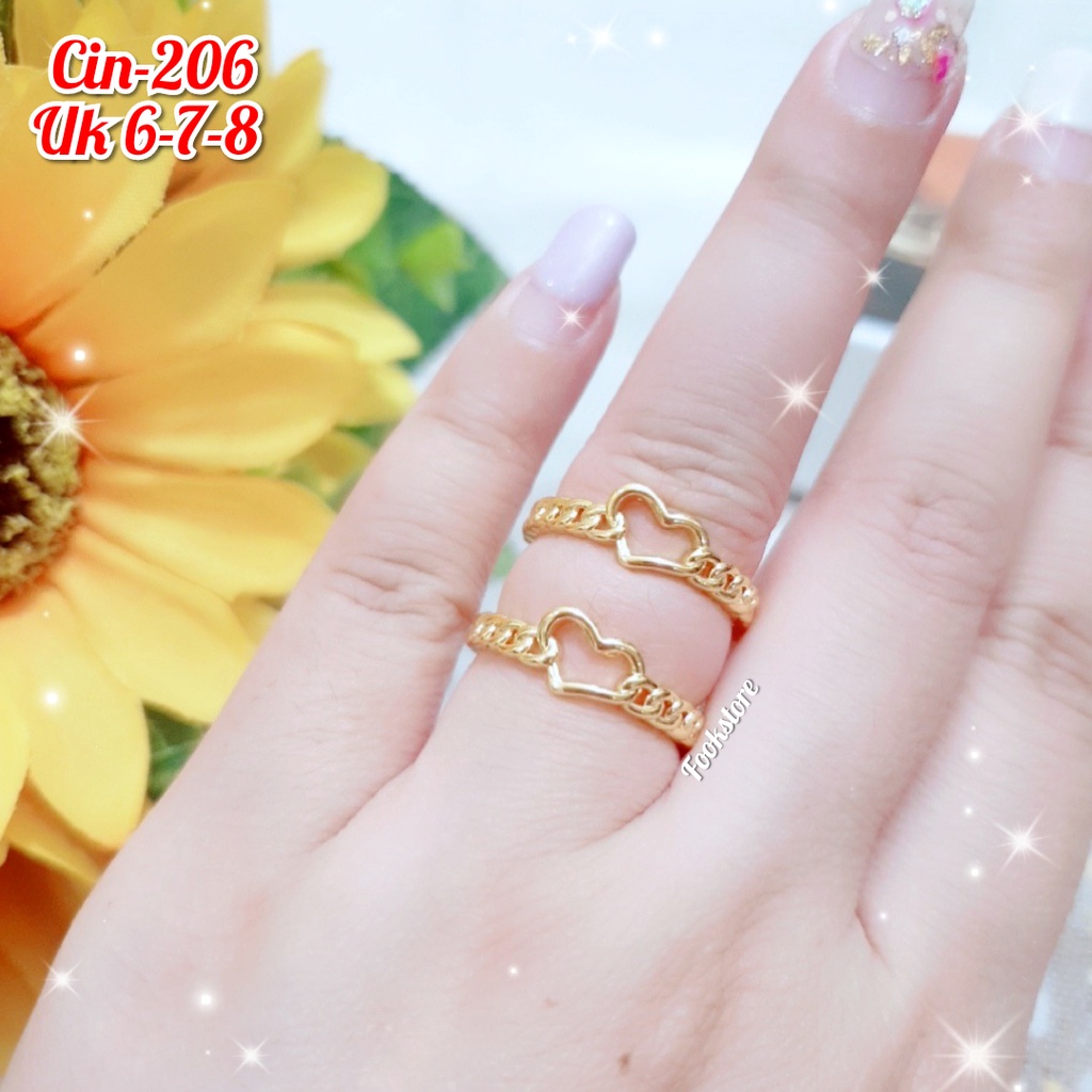 CINCIN WANITA PERHIASAN KOREA IMPORT CIN-206