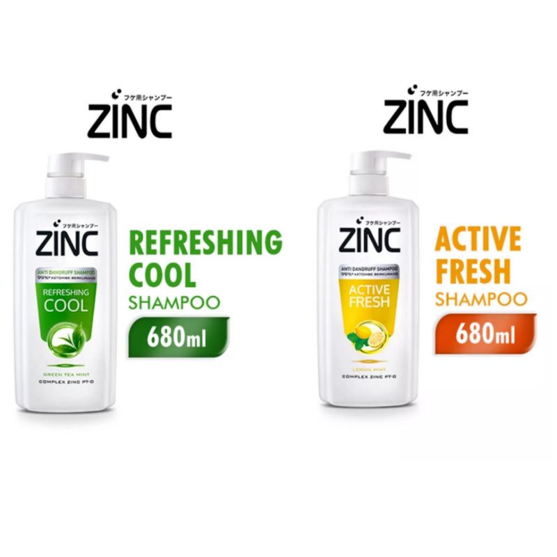 Jual Zinc Shampoo Botol 680ml Shopee