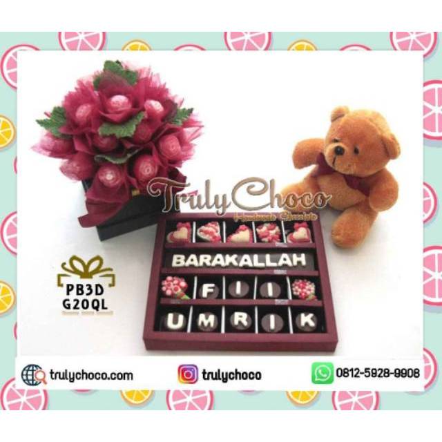 

Hadiah anniversary ulang tahun special cokelat trulychoco