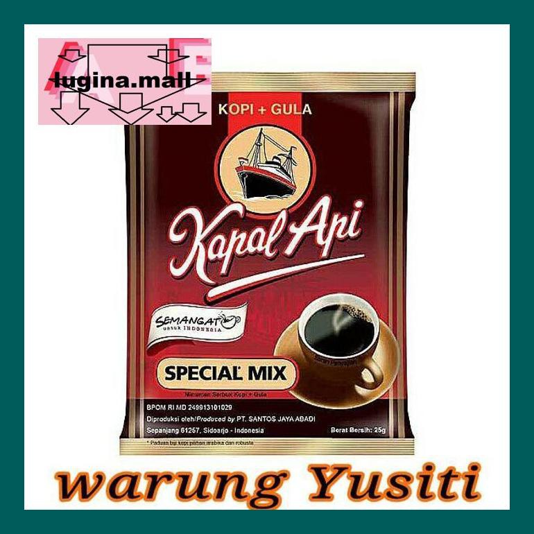 

Koptlu50G Kopi Kapal Api Spesial Mix (+Gula) 1 Renceng (10 Sachet) Special Mix Lud5Sc