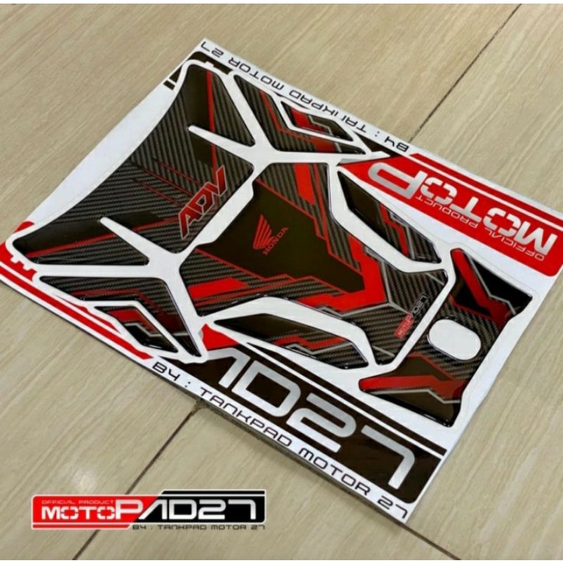 Stiker Tankpad deckpad ADV 160 bahan resin Oroginal