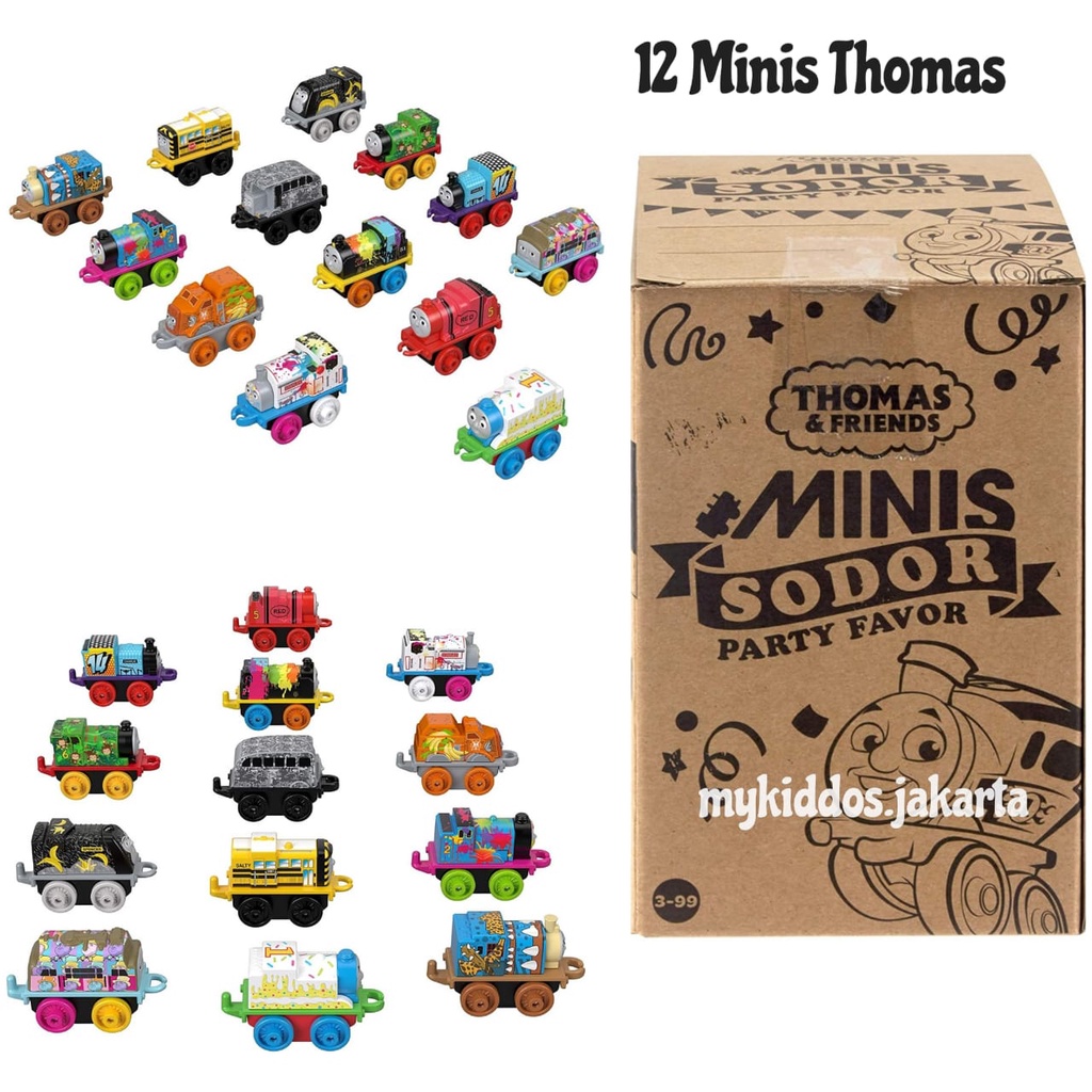 Thomas and Friends : MINIS SODOR PARTY FAVOR Pack / 12 Minis Inside