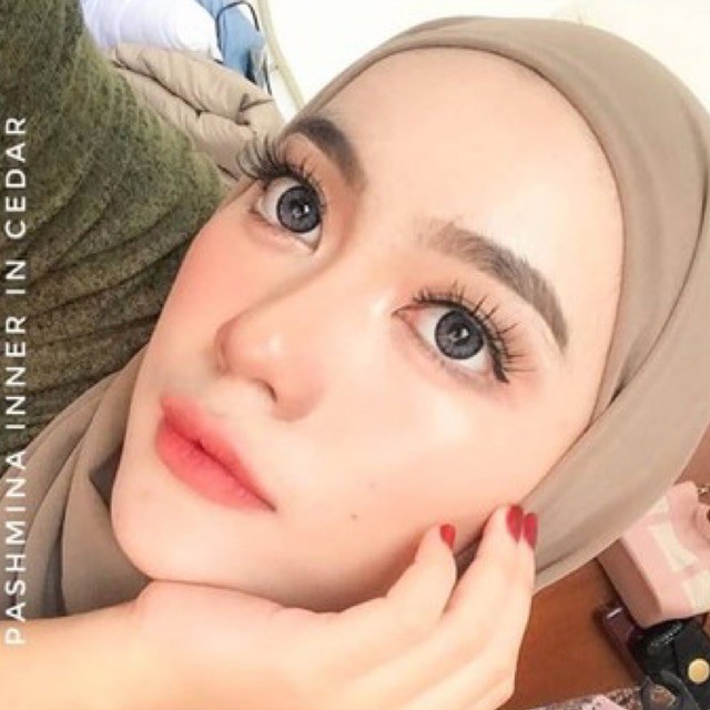 Pashmina + inner 2in1 diamond / pashmina uk 180x75 / pashmina hoodie-1