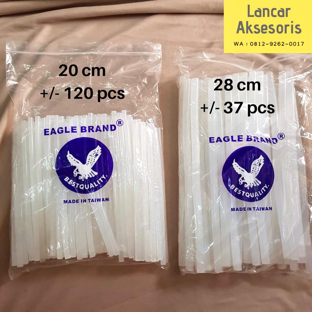 1 Kg Lem Lilin / glue stick / refill lem tembak / lem bakar kecil Eagle