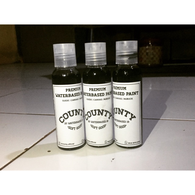 

Cat sepatu County paint waterbased