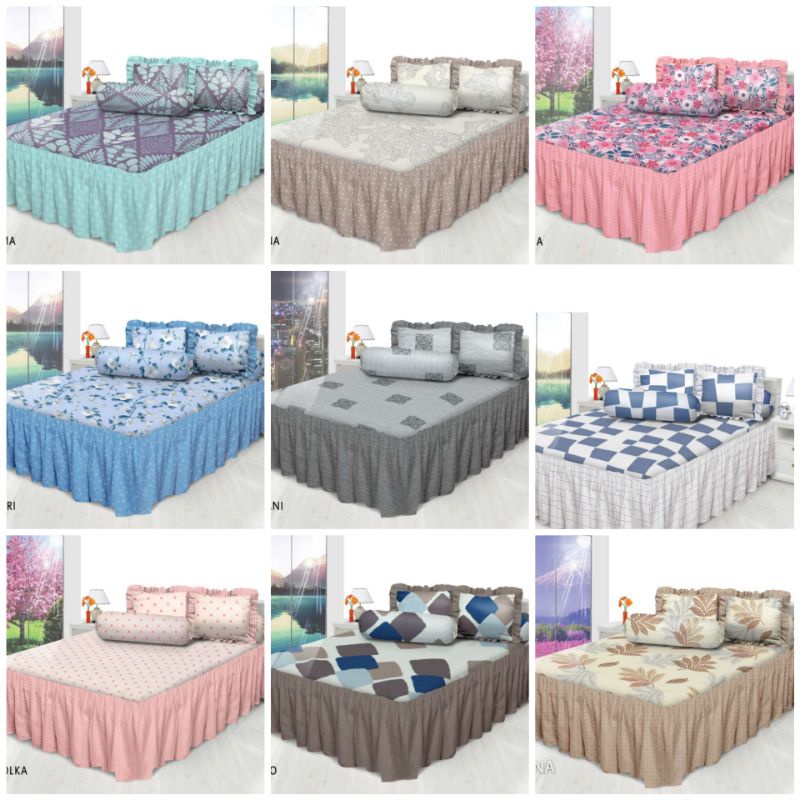 Sprei Rumbai All New My love T.30 Ukuran 180x200