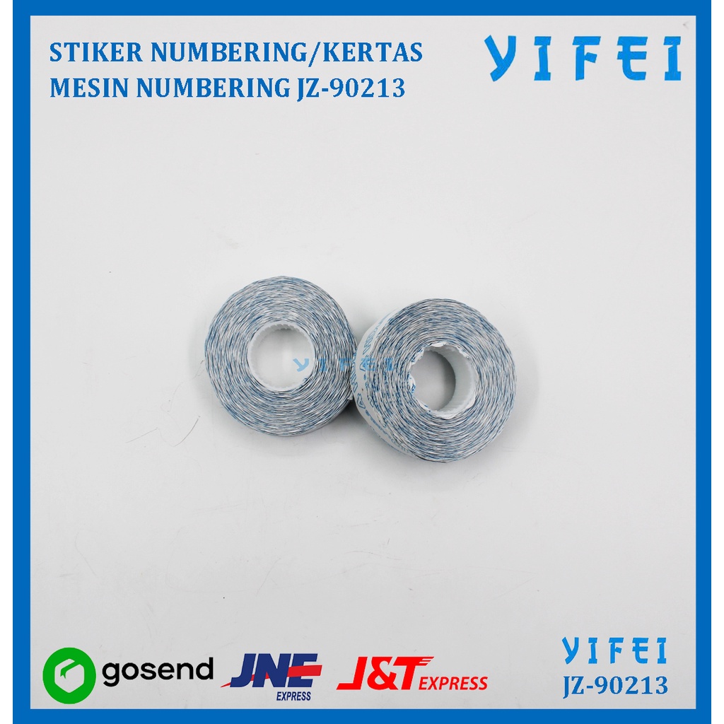 STIKER NUMBERING/KERTAS MESIN NUMBERING 8 DIGIT YIFEI JZ-90213