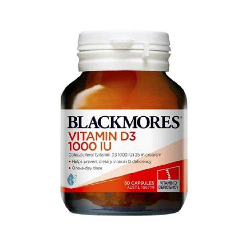 BlackmoresVitaminD31000iu/60kapsul/VitaminD3/Suplemen