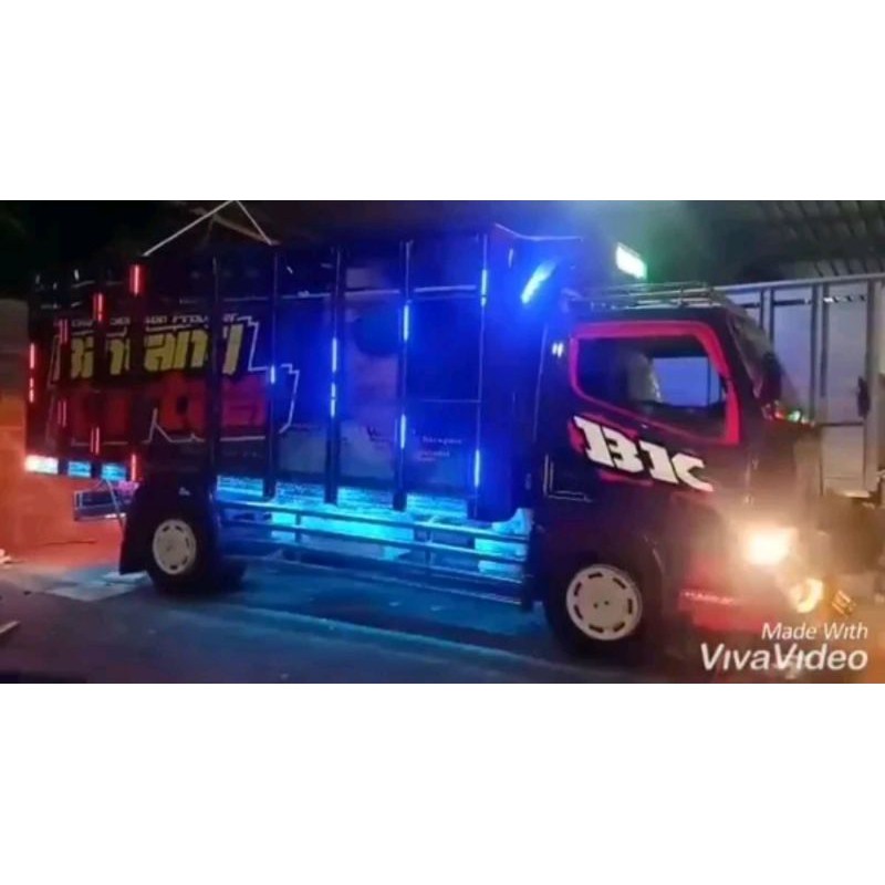 Modul strobo  text pilar bak truk New mode..