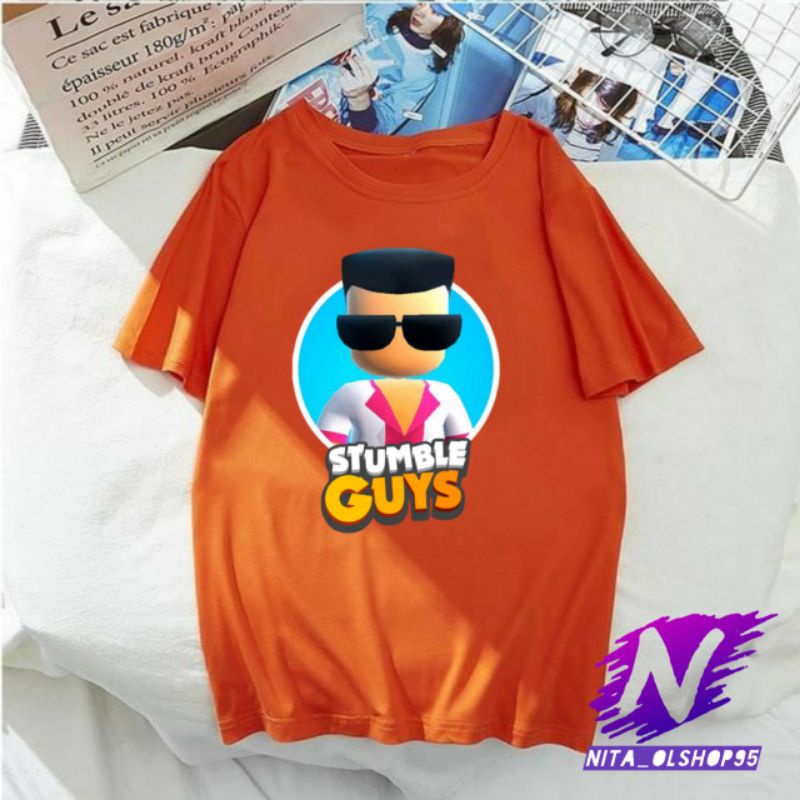 KAOS STUMBLE GUYS ANAk baju kaos anak stumble