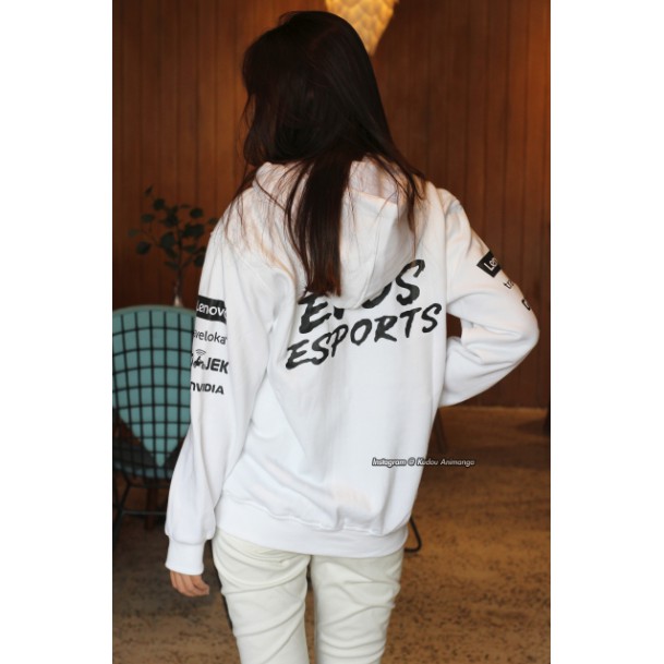 Jaket Gamers Evos white