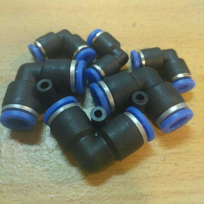 Nepel / fitting pneumatic L selng pu 10 mm