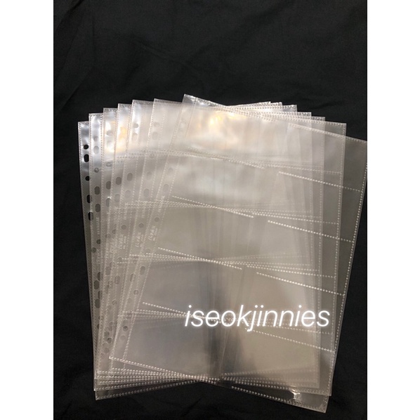 

[PRELOVED] 10 Lembar Sleeves Bantex 10p Collector Photocards