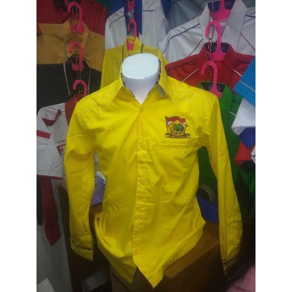 kemeja golkar lengan panjang