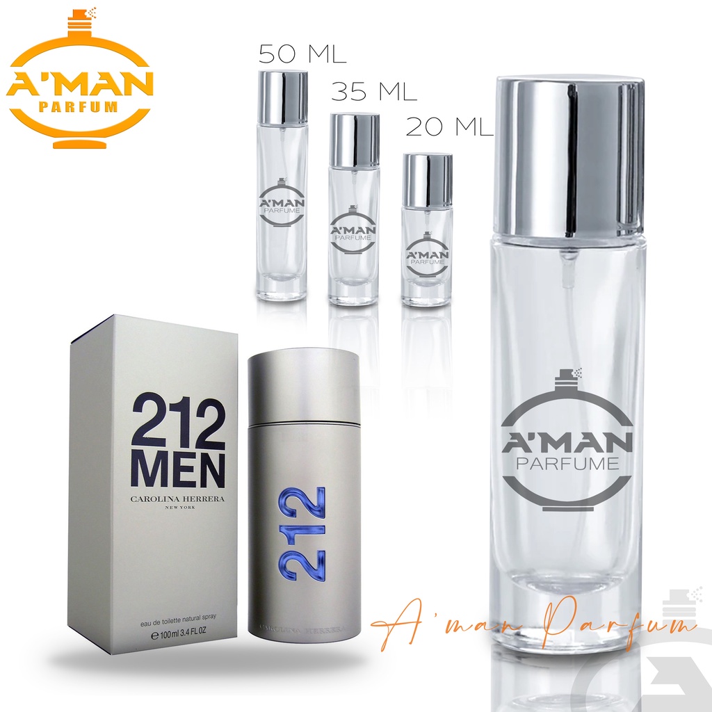 PARFUM REFILL 212 MAN BOTOL SPRAY 35 ML