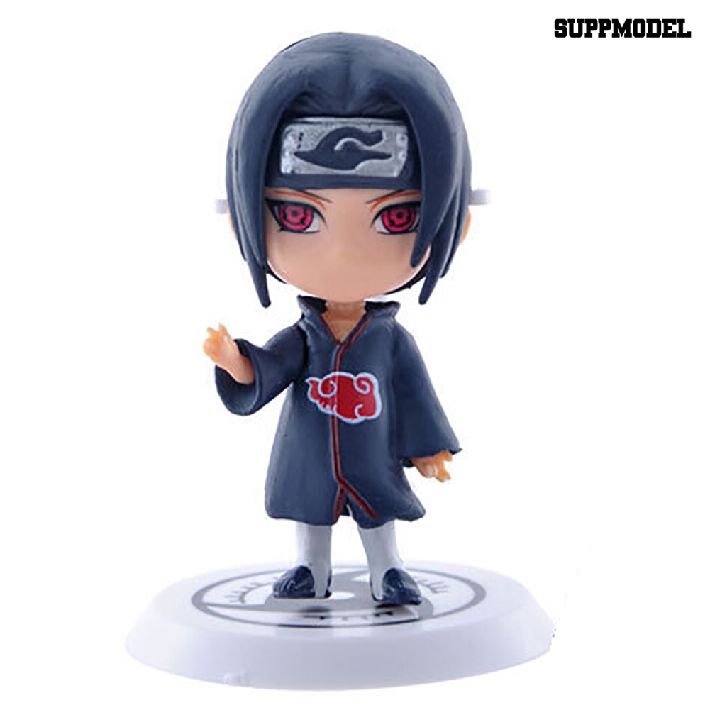 Ornamen Patung Naruto Sasuke Kakashi Sakura Funko Bahan PVC Untuk Mobil