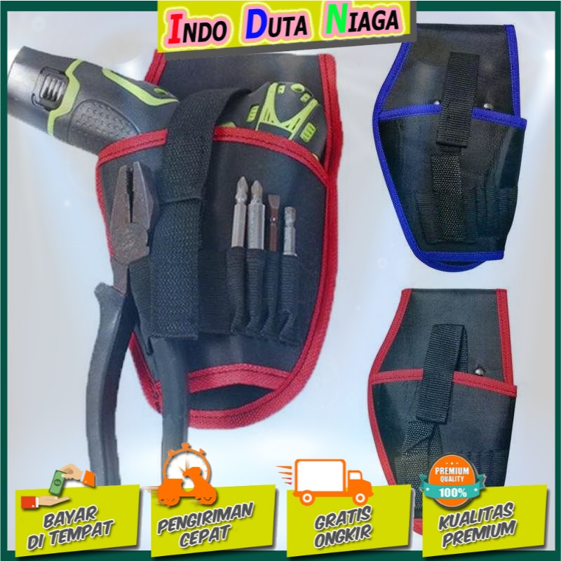 VASTAR Tas Pinggang Perkakas Mesin Bor Tool Bag Fanny Pack - GJ0197