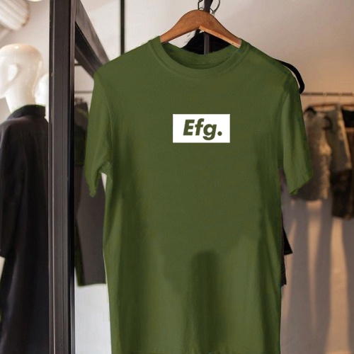 EFG Kaos T Shirt Pria Wanita Oversize M L XL XXL XXXL (Putih)