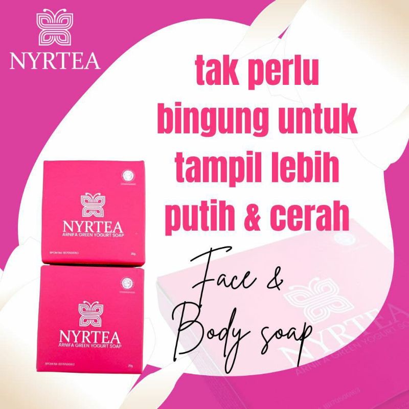 Sabun Mandi Pemutih Kulit Badan Nyrtea BPOM Original 100%