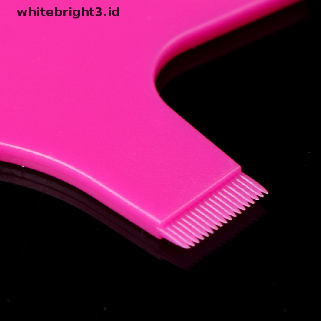 (whitebright3.id) 10pcs / Pak Brush Pembersih Bulu Mata Bentuk Y Bahan Plastik Reusable