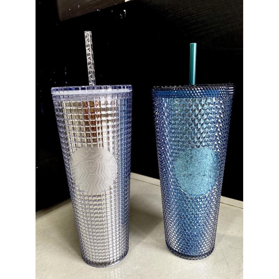 Trendi Starbucks Studded Cup Limited Edition Tumbler Unicorn Gold Oil Slick Diskon