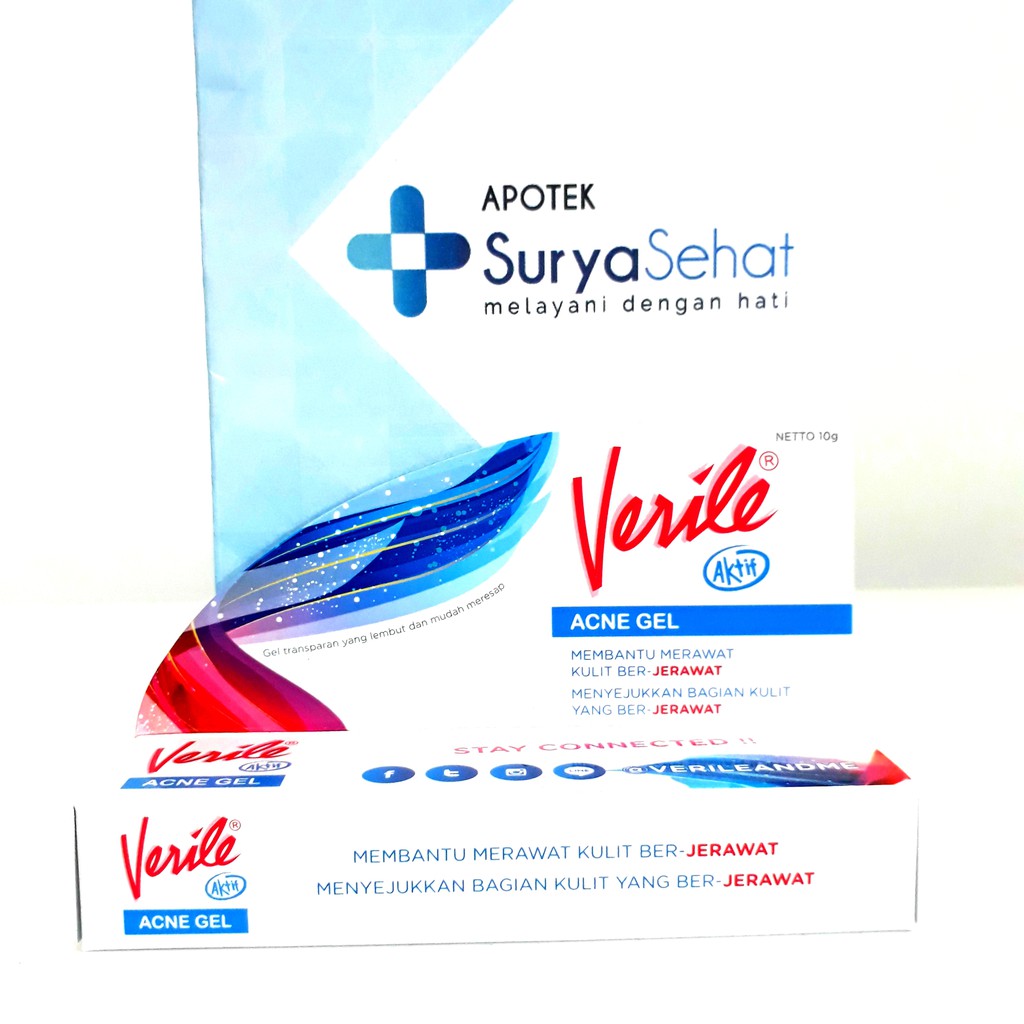 VERILE ACNE GEL Aktif 10 gram - Obat Jerawat