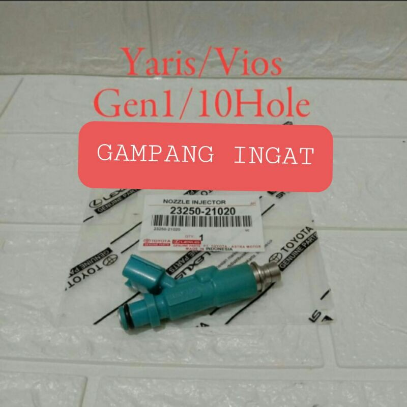 Nozzle Injector Noksel Nozzle Injektor Vios Yaris Avanza Sirion 10 Hole 10 Lubang ORIGINAL