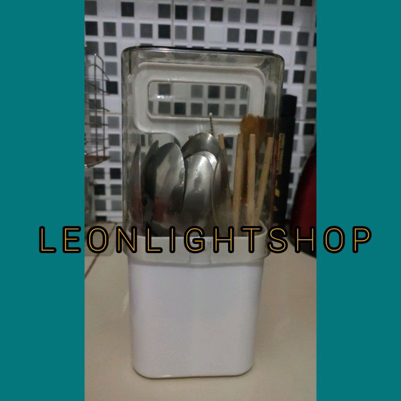 SELMA HUDSON TEMPAT SENDOK GARPU PUTIH/KRISCHEF TEMPAT ALAT MAKAN/ACE SELMA HUDSON CUTLERY HOLDER