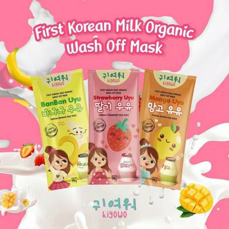 

(seller resmi) kiyowo uyu Korean milk organic wash